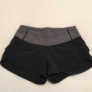 Lululemon speed short. Size 2/Black.